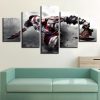 Game God Of War - Gaming 5 Panel Canvas Art Wall Decor