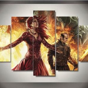 Game Of Thrones 14 - Movie 5 Panel Canvas Art Wall Decor