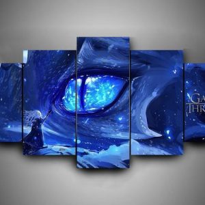 Game Of Thrones 17 - Movie 5 Panel Canvas Art Wall Decor