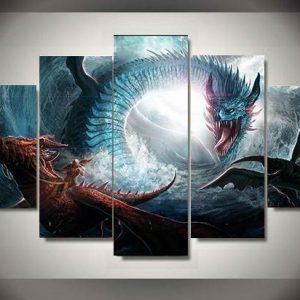 Game Of Thrones 6 - Movie 5 Panel Canvas Art Wall Decor