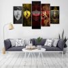 Game Of Thrones House - Movie 5 Panel Canvas Art Wall Decor