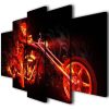 Ghost Rider - Automative 5 Panel Canvas Art Wall Decor