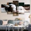 Goat Lover - Animal 5 Panel Canvas Art Wall Decor