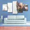 God Of War 11- Gaming 5 Panel Canvas Art Wall Decor