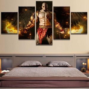 God Of War Ascension Kratos Poster 2 Gaming Canvas War Art