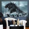 Godzilla King Of Monsters Movie 3 Pieces - 3 Panel Canvas Art Wall Decor