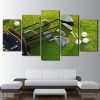 Golf Clubs 1 - Sport 5 Panel Canvas Art Wall Decor