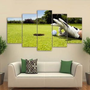 Golf Course 13 - Sport 5 Panel Canvas Art Wall Decor