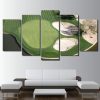 Golf Course Putting Green Aerial Shot - Sport 5 Panel Canvas Art Wall Decor