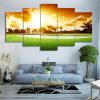 Golfing In Hawaii - Sport 5 Panel Canvas Art Wall Decor