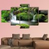 Great Mountain Stream - Nature 5 Panel Canvas Art Wall Decor