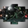 Green Arrow 1 DC - 5 Panel Canvas Art Wall Decor