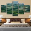 Green Mountain Natural - Nature 5 Panel Canvas Art Wall Decor