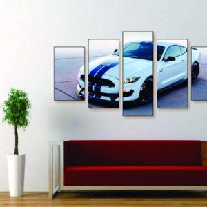 Gt350 Mustang - Automative 5 Panel Canvas Art Wall Decor