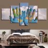 Hand Word Map - Abstract 5 Panel Canvas Art Wall Decor