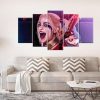 Harley Quinn Large Suicide Squad Harley Quinn - Dc 5 Panel Canvas Art Wall Decor