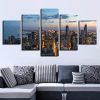 High-Rise Building 1 - Nature 5 Panel Canvas Art Wall Decor