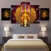 Hindu Thousand-Hand Kwan-Yin - Religion 5 Panel Canvas Art Wall Decor