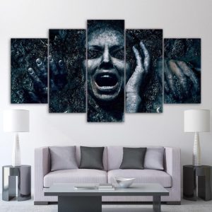 Horror Movie Muck - Movie 5 Panel Canvas Art Wall Decor