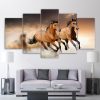 Horse 1 - Animal 5 Panel Canvas Art Wall Decor