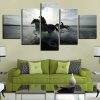 Horse 42 - Animal 5 Panel Canvas Art Wall Decor