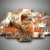 Houston Astros 3 - Sport 5 Panel Canvas Art Wall Decor