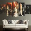 How To Train Your Dragon Scenery Cartoon - 5 Panel Canvas Art Wall Decor