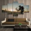 Hunters - Hunting 5 Panel Canvas Art Wall Decor