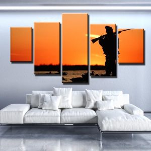 Hunting - Hunting 5 Panel Canvas Art Wall Decor