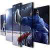 Ice Hockey Landscape - Sport 5 Panel Canvas Art Wall Decor