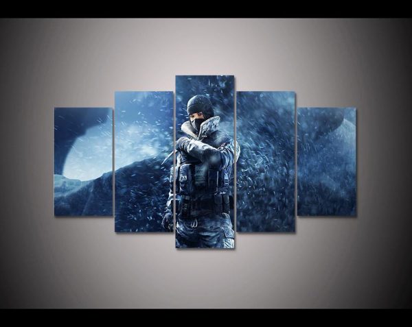 In The Snow Tom Clancy’s Rainbow Six Siege Gaming - 5 Panel Canvas Art Wall Decor