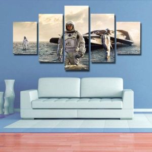 Interstellar 1 - Movie 5 Panel Canvas Art Wall Decor