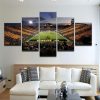 Iowa Hawkeyes Stadium Sport - 5 Panel Canvas Art Wall Decor