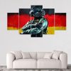 Jager Rainbow Six Siege - Gaming 5 Panel Canvas Art Wall Decor