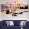 Jerusalem 01 - Nature 5 Panel Canvas Art Wall Decor