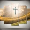 Jesus 8 - Religion 5 Panel Canvas Art Wall Decor