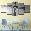 Jesus Full 2 - Religion 5 Panel Canvas Art Wall Decor