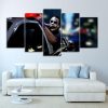 Joker 1 DC - 5 Panel Canvas Art Wall Decor