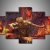 Judas Priest (Uncensored Version) - Abstract 5 Panel Canvas Art Wall Decor