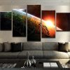 Kalima From Outer Space - Religion 5 Panel Canvas Art Wall Decor