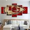 Kansas City Chiefs 2 Sport - 5 Panel Canvas Art Wall Decor