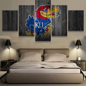 Kansas Jayhawks Sport - 5 Panel Canvas Art Wall Decor