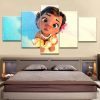 Kids Room Moana Disney - 5 Panel Canvas Art Wall Decor