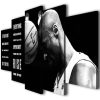 Kobe Bryant - Famuos Person 5 Panel Canvas Art Wall Decor