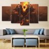 LOL League Of Legends High Noon Thresh Game - 5 Panel Canvas Art Wall Decor