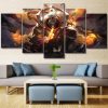 LOL League Of Legends Jax Gaming - 5 Panel Canvas Art Wall Decor