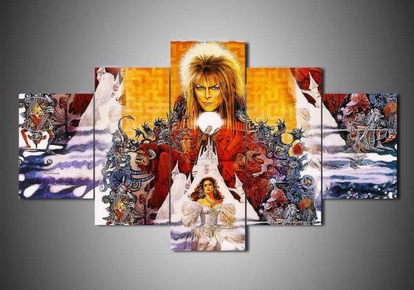 Labyrinth Movie - 5 Panel Canvas Art Wall Decor