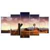 Landscape Safari - Nature 5 Panel Canvas Art Wall Decor