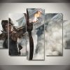 Lara Croft Game Art - Gaming 5 Panel Canvas Art Wall Decor