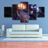 League Of Legends 11 - Gaming 5 Panel Canvas Art Wall Decor